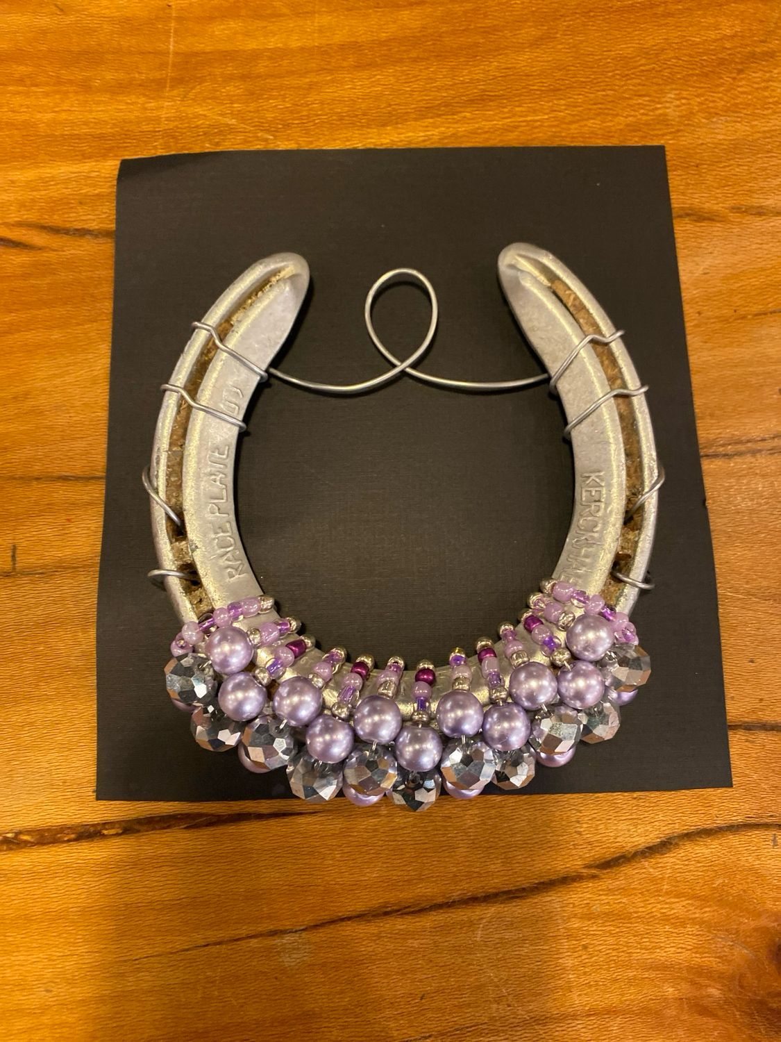 Lilac Pearl/silver Horseshoe