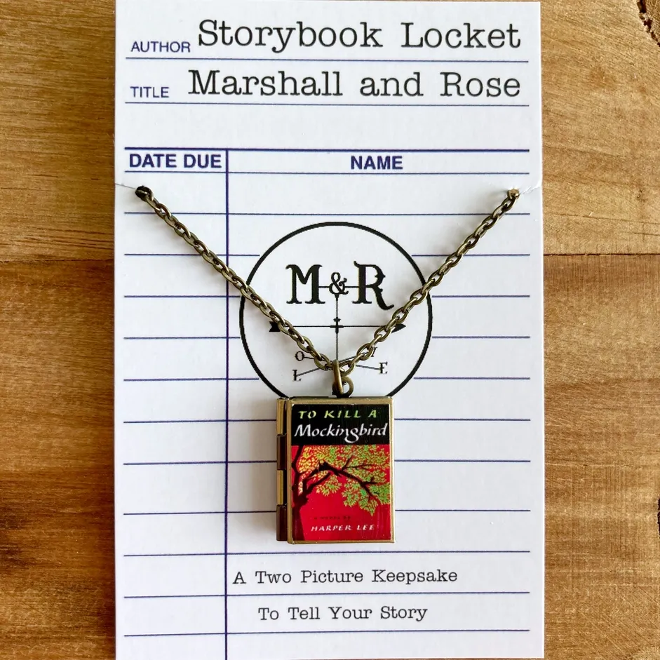 To Kill A Mockingbird - Bronze Book Locket