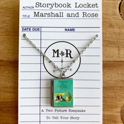 Winnie-the-Pooh - Stainless Steel Book Locket Winnie-the-Pooh - Stainless Steel Book Locket