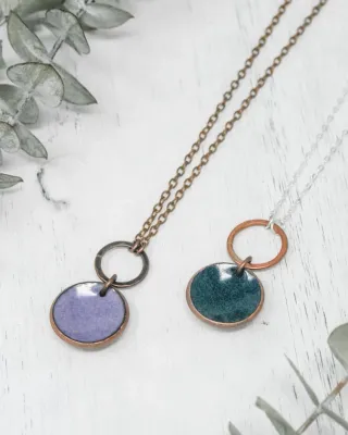 Penny Copper Revolve Necklace - Small - Copper Verbena Penny Copper Revolve Necklace - Small - Copper Verbena