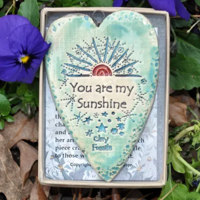 Sunshine pottery ornament