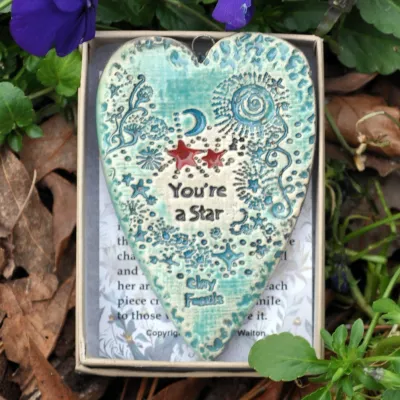 You&#39;re a Star pottery ornament, USA