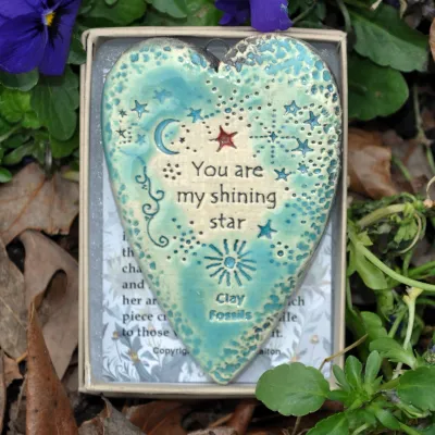 Shining Star  pottery ornament, USA