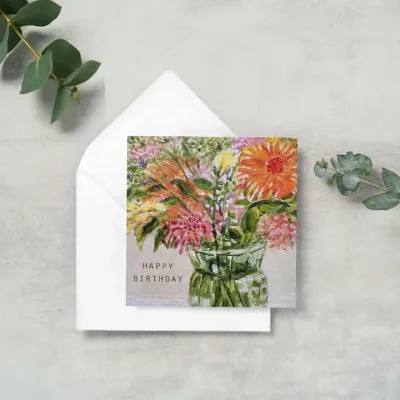 Sunny Flowers-HB Enclosure Gift Card Sunny Flowers-HB Enclosure Gift Card
