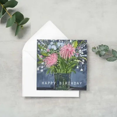 Pink Flowers-HB Enclosure Gift Card Pink Flowers-HB Enclosure Gift Card