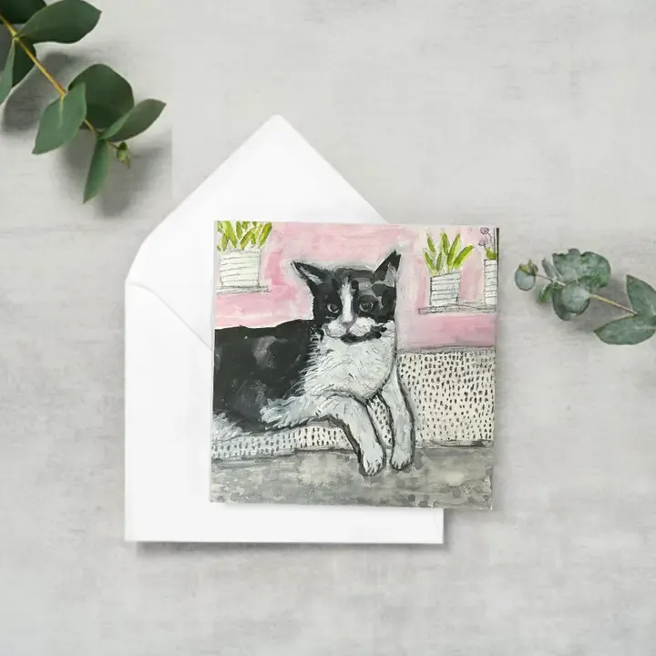Cat pink Enclosure Gift Card
