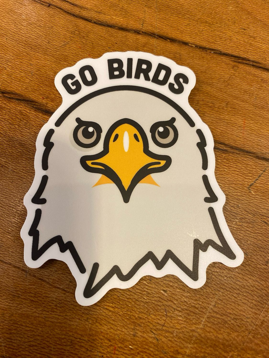 Go Birds Eagle Sticker