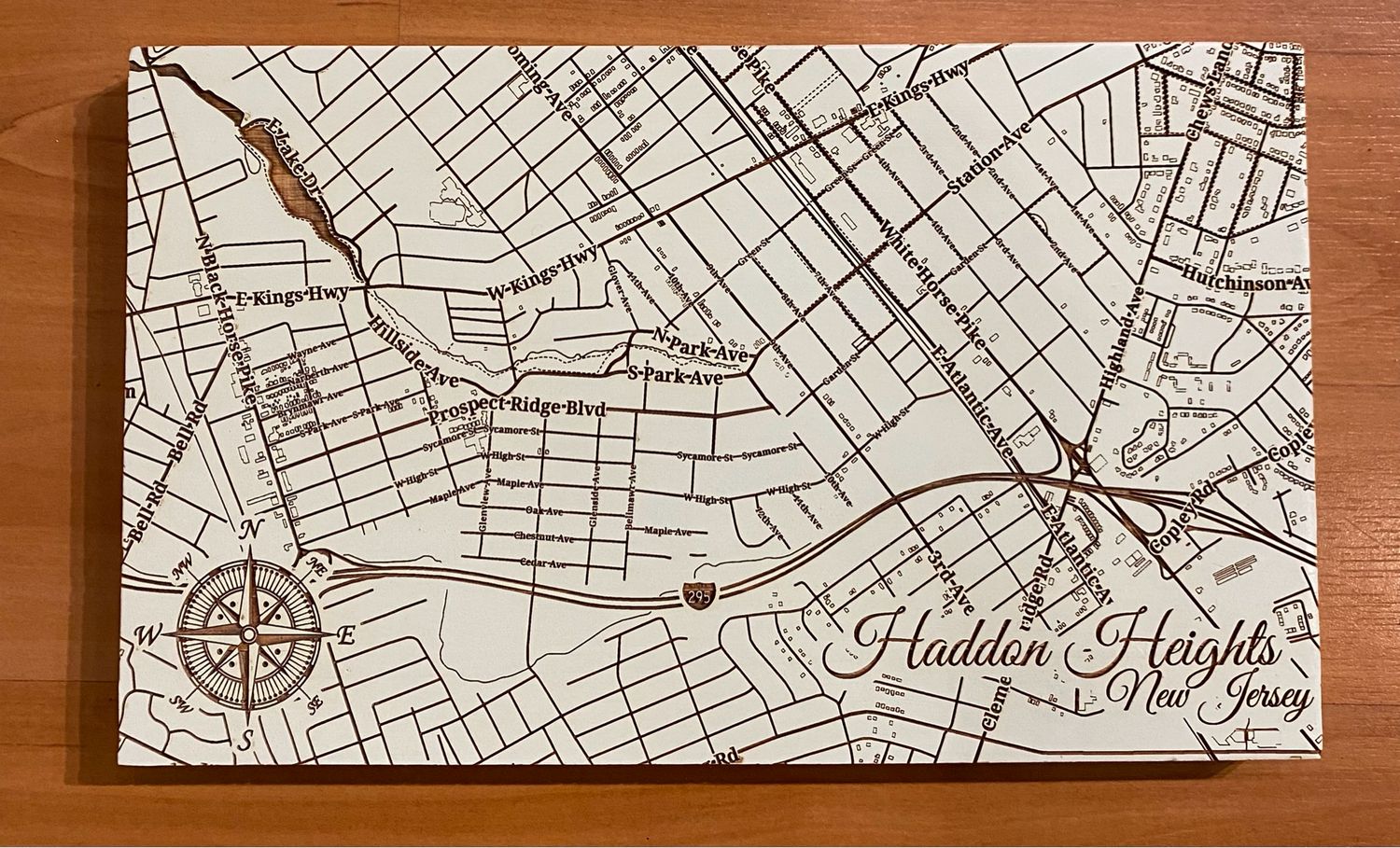 Haddon Heights Seaglass 7.25&quot; x 12&quot;