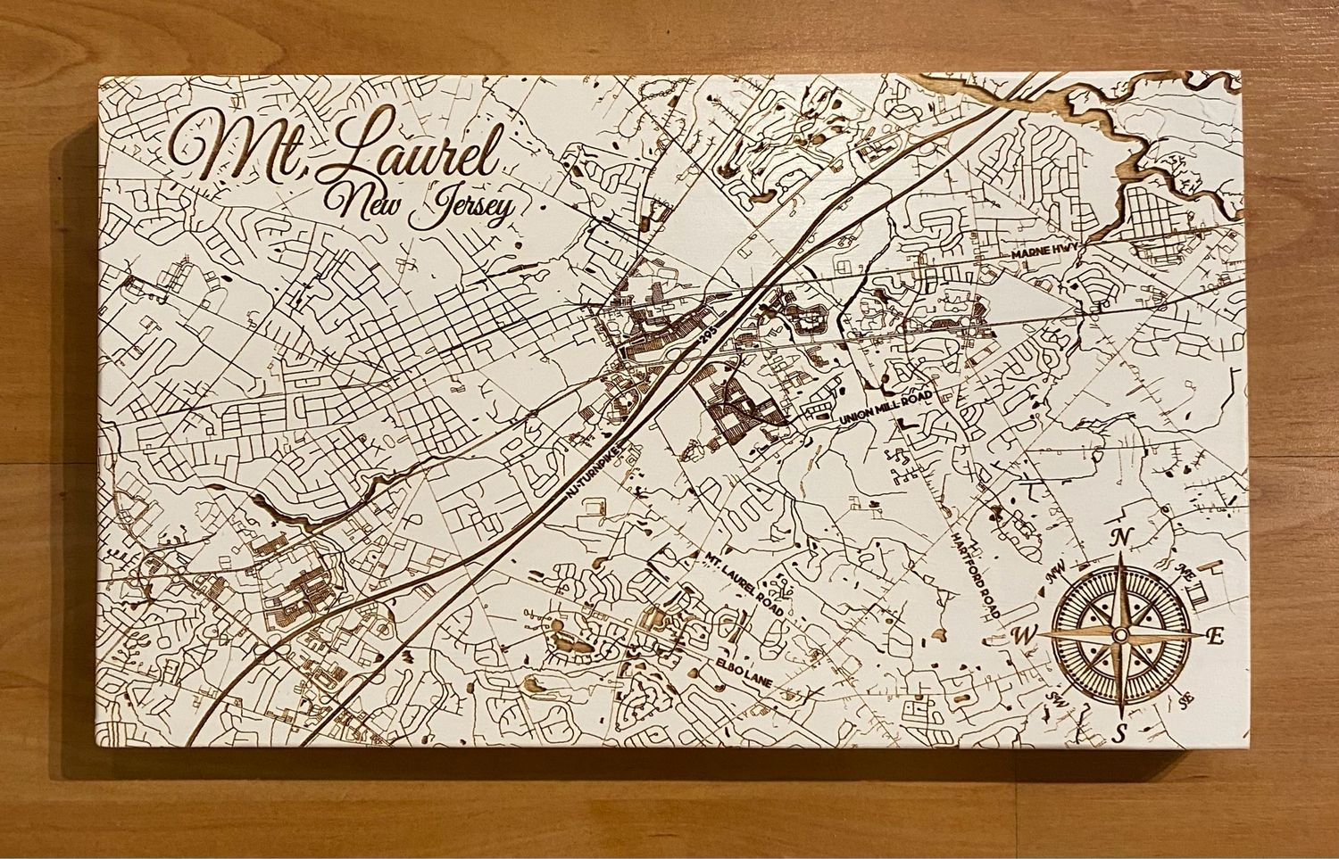 Mt Laurel Papier Blanc (7.25&quot; x 12&quot;)
