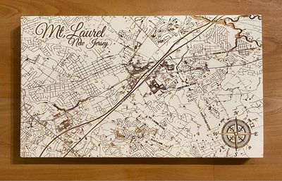 Mt Laurel Papier Blanc (7.25" x 12") Mt Laurel Papier Blanc (7.25" x 12")