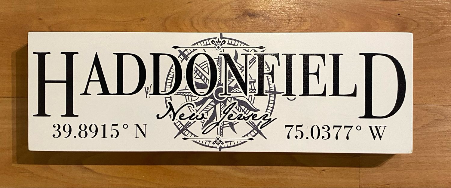 Haddonfield Printed Flat Stick 3.75&quot;x12&quot;