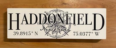 Haddonfield Printed Flat Stick 3.75"x12" Haddonfield Printed Flat Stick 3.75"x12"