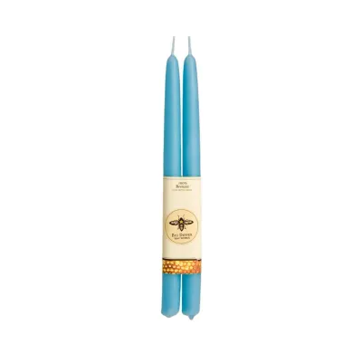 100% Pure Beeswax Tapers - Sky Blue Standard (12&quot; x 7/8&quot;)