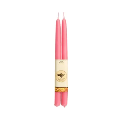 100% Pure Beeswax Tapers - Cherry Blossom Standard (12&quot; x 7/8&quot;)