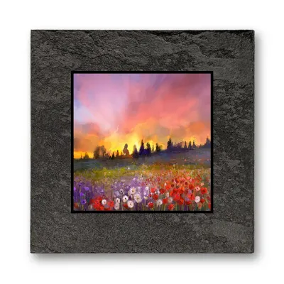 Slate Coaster-FA1 - Traditional Slate Coaster-FA1 - Traditional