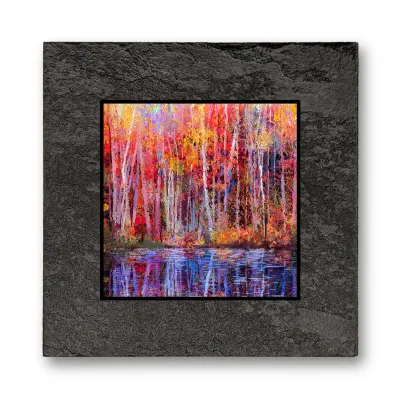 Slate Coaster-FA8 - Traditional Slate Coaster-FA8 - Traditional