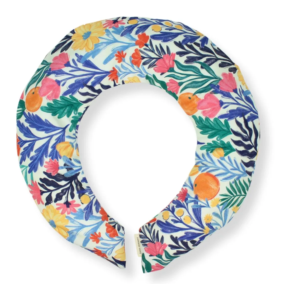 Neck Wrap - 416 | Papercut Flowers Lavender