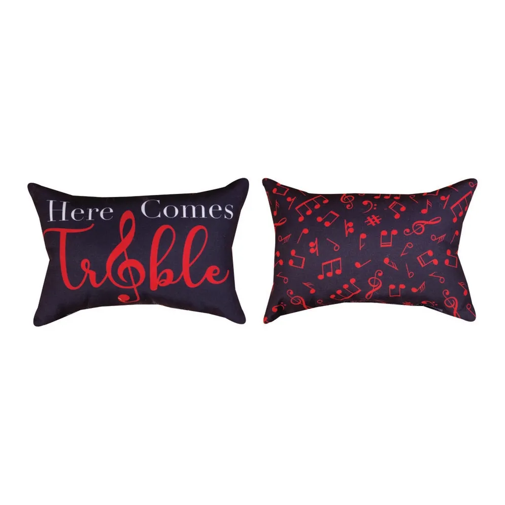 Here Comes Treble...Word Pillow