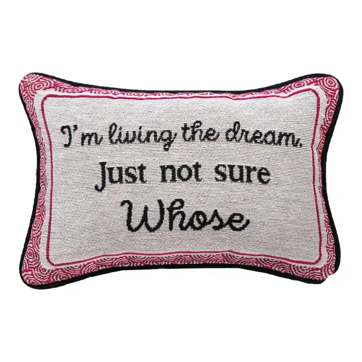 I'M Living The Dream Word Pillow