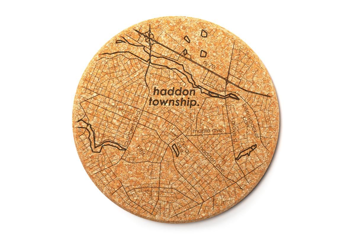 Haddon Twp cork coaster