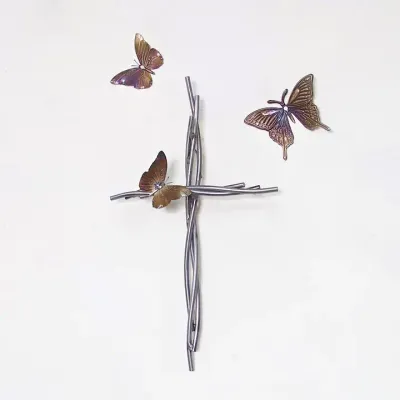 Butterfly and Vine "Flutter" version (3 Butterflies) - Temper Butterfly and Vine "Flutter" version (3 Butterflies) - Temper