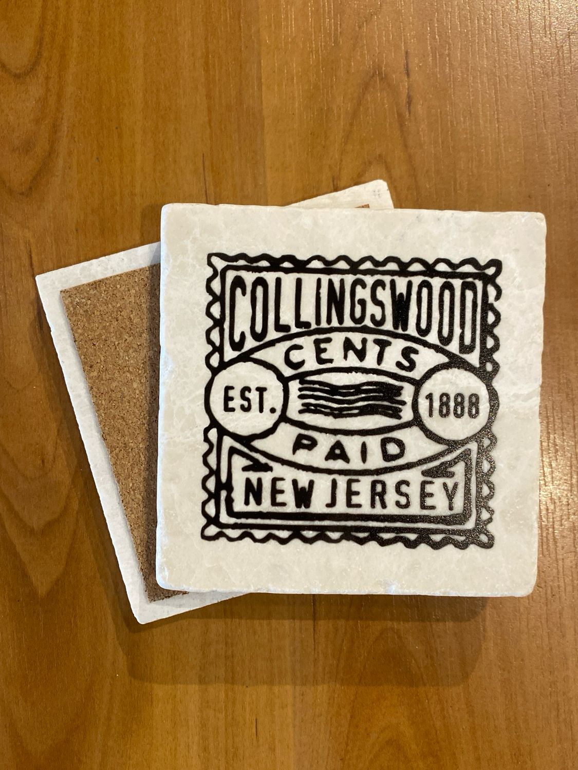 Collingswood Vintage Stamp Coaster Collingswood Vintage Stamp Coaster