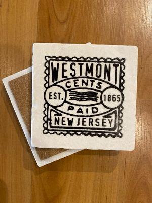 Westmont Vintage Stamp Coaster Westmont Vintage Stamp Coaster