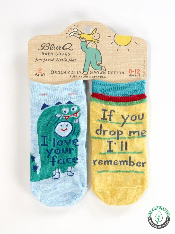 Your Face/ Drop Me Baby Socks