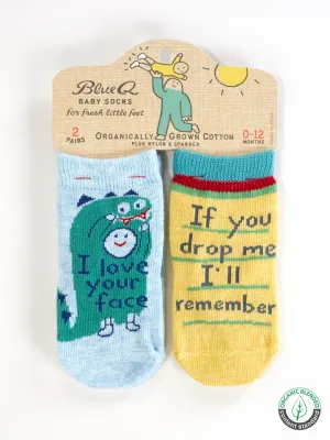 Your Face/ Drop Me Baby Socks