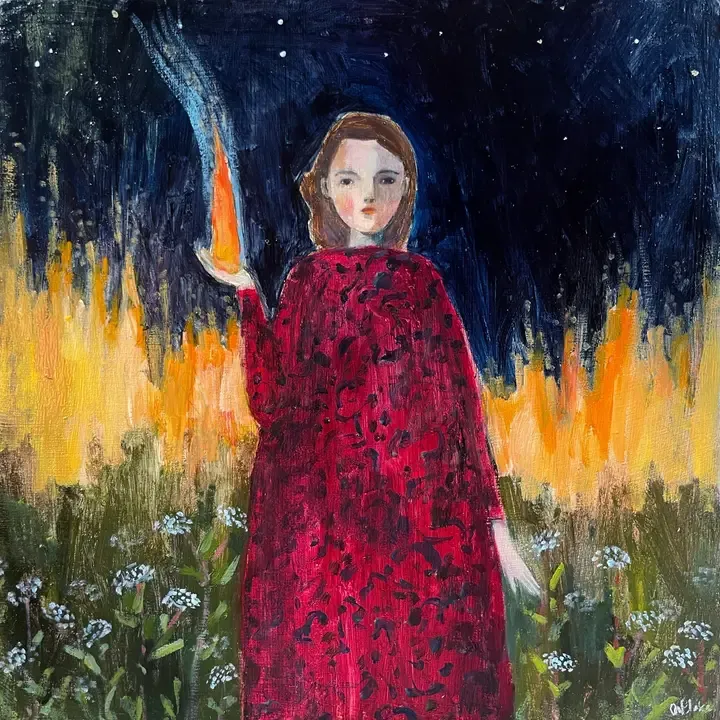 She had grown tired of waiting for the end - print - 8 by 10