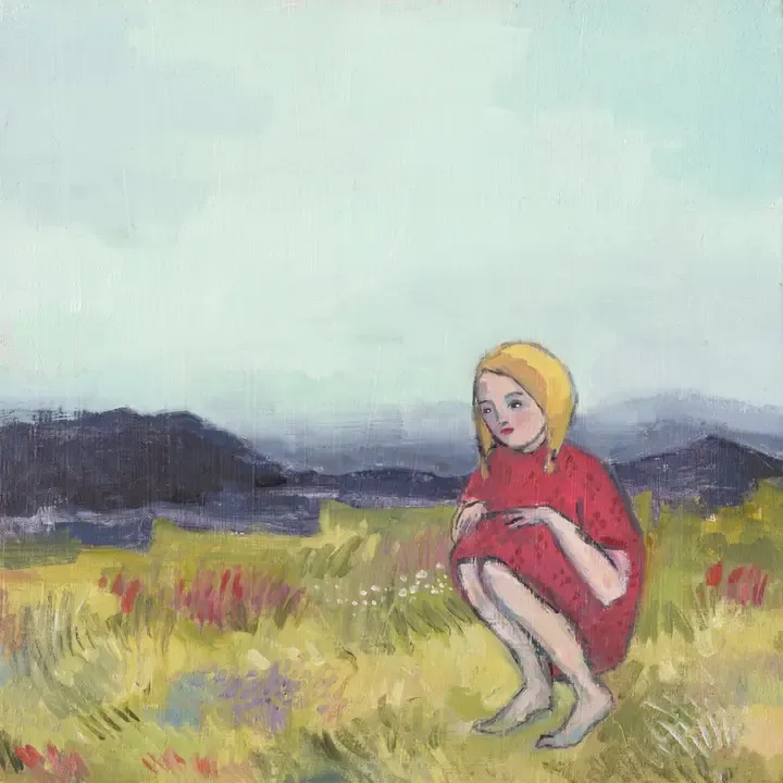 She told her stories to the earth - print - 8 by 10