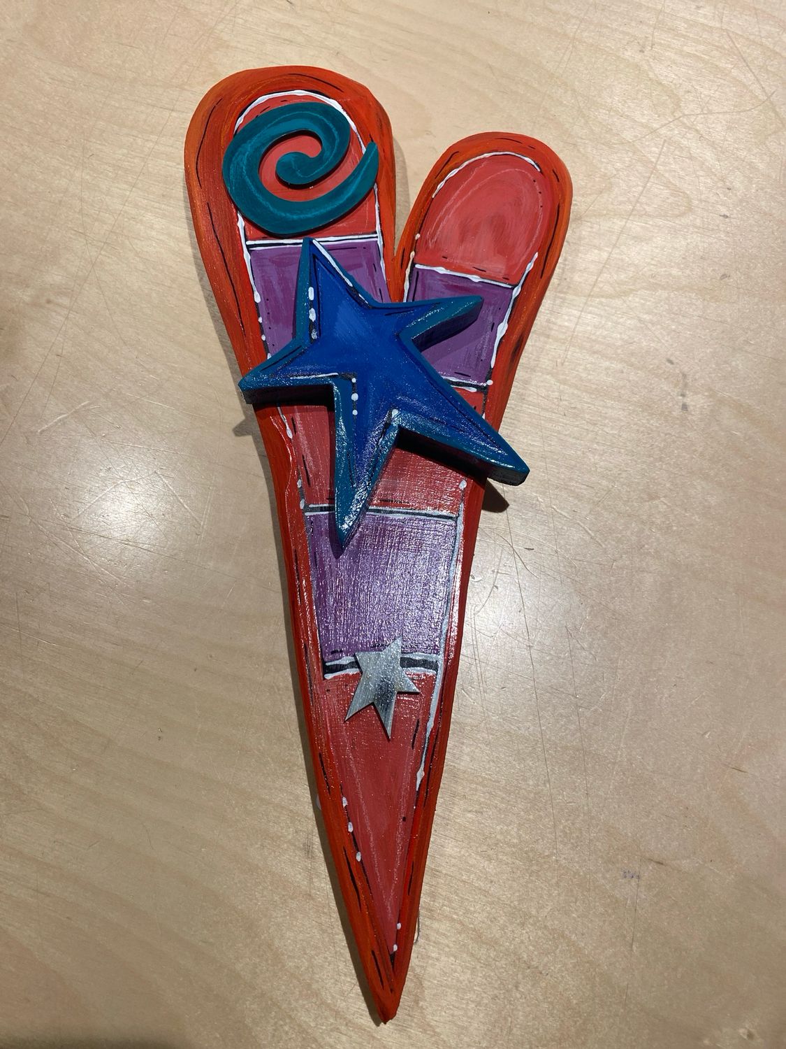 Modern Heart - Stripes