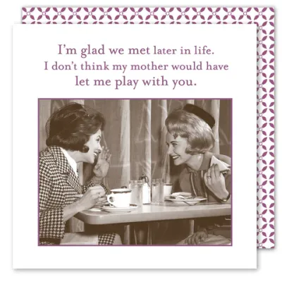 Glad We Met Napkin