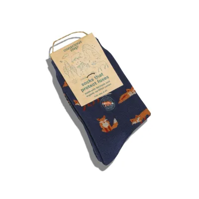 Kids Socks that Protect Foxes - Youth