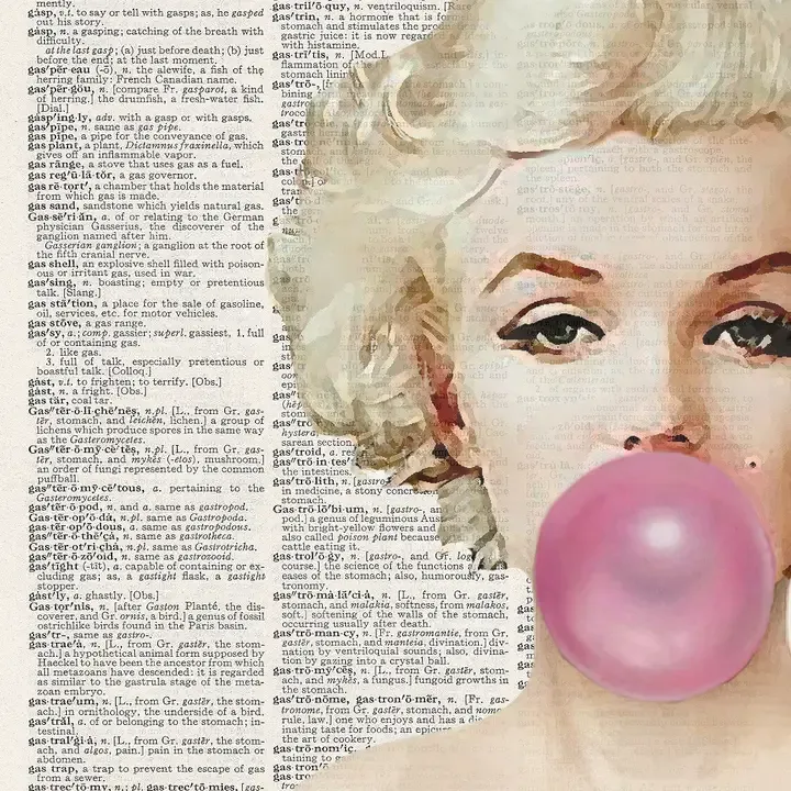 MARILYN BUBBLE PRINT