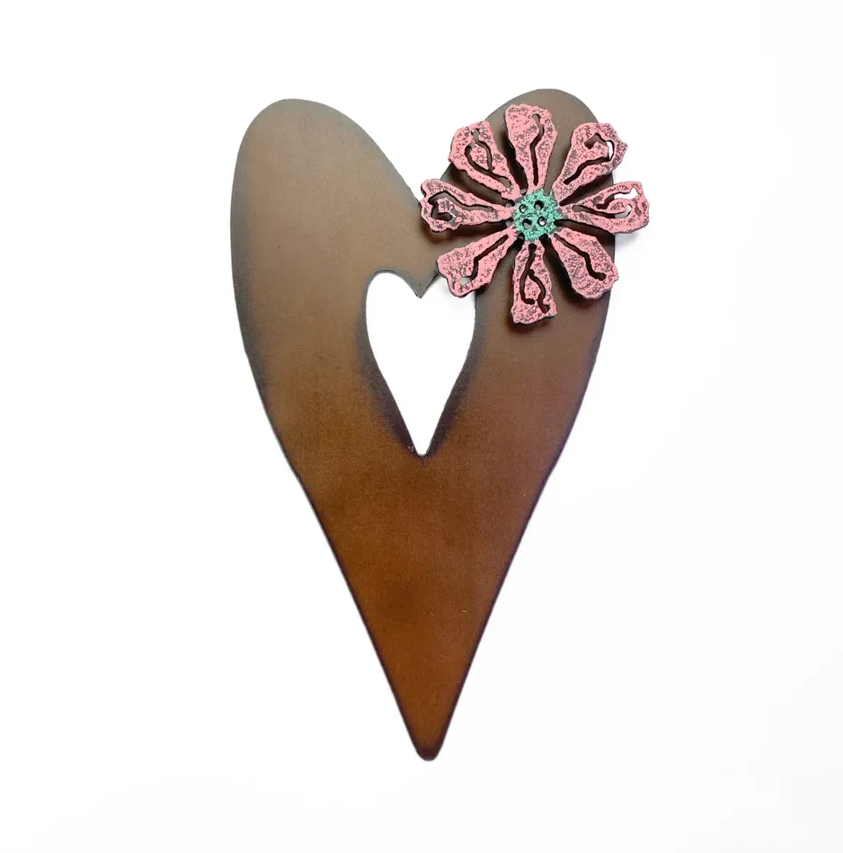 Heart Sunflower Magnet