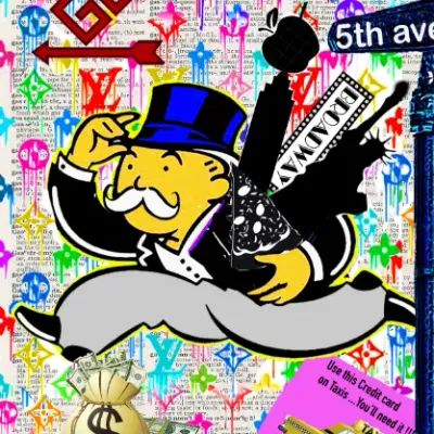 PLAYING GAMES NEW YORK PRINT