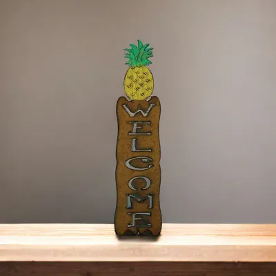 Pineapple Welcome Signs Pineapple Welcome Signs