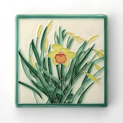 Daffodil Tile Yellow flower
