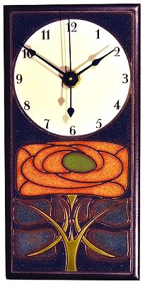 Art Nouveau Flower Tall Cloquette