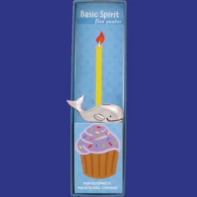 Whale Birthday Candle Holder Whale Birthday Candle Holder