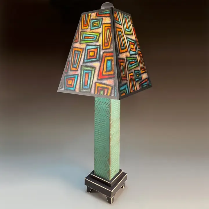 Funky Rectangles - Green Stoneware Funky Rectangles - Green Stoneware