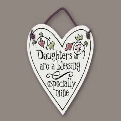 480 - Daughter Blessing Wall Art