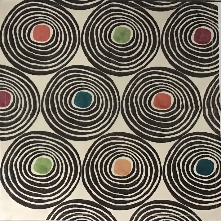 Napkins Circles Multi S/2