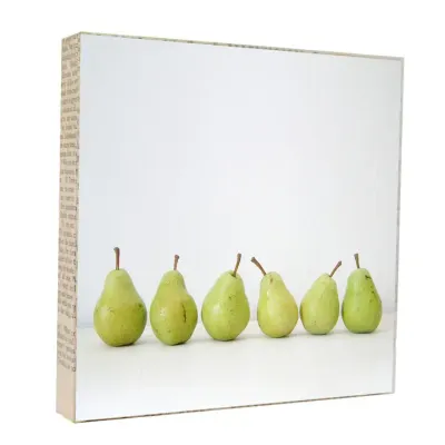 All in a Row 5x5 Art Block | Handmade in America
