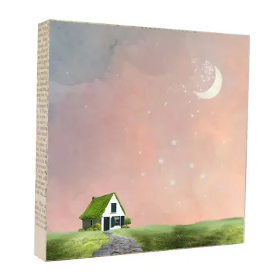 Cottage of Stars 5x5 Art Block