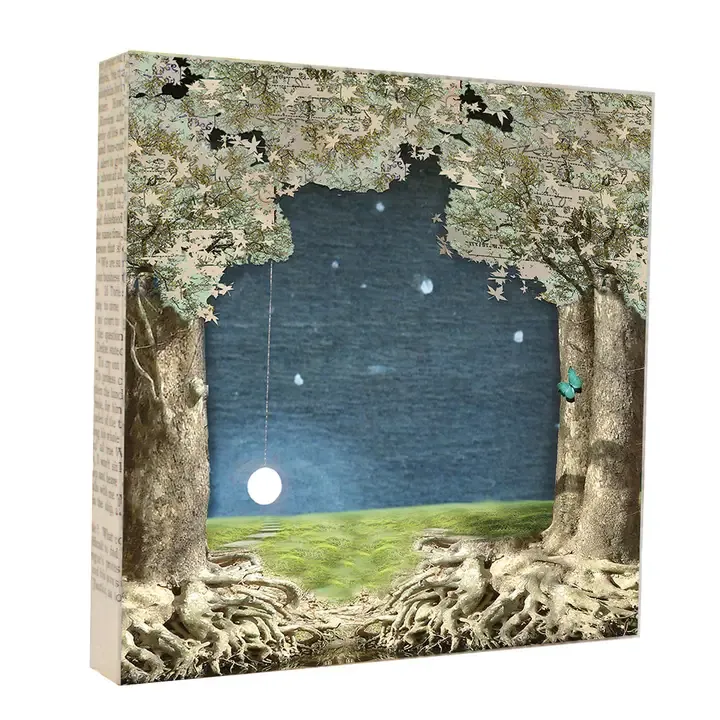 Night Stories 5x5 Art Block Night Stories 5x5 Art Block