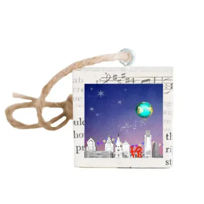 Float On Holiday Ornament  Handmade in USA Float On Holiday Ornament  Handmade in USA