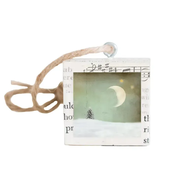 Peace on Earth Holiday Ornament  Handmade in US