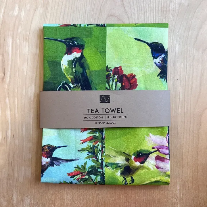 Hummingbird Tea Towel